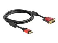 Kabel adaptéru - jeden spoj - HDMI s piny (male) do DVI-D s piny (male) - 1.8 m