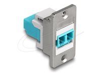 Panel Mount LC Duplex female to LC Duple