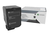 Černá - originální - kazeta s barvivem - pro Lexmark CS727de, CS728de, CX727de