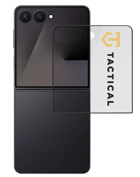 Tactical Glass Shield 5D sklo (Vnější) pro Samsung Galaxy Z Flip 7 Black