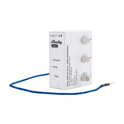 Chytrý měřič spotřeby SHELLY 3EM-63T Gen3 WiFi