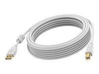 Kabel USB - USB typ B (M) do USB (M) - USB 2.0 - 3 m - bílá