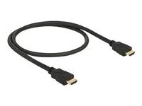 Kabel HDMI s ethernetem - HDMI s piny (male) do HDMI s piny (male) - 50 cm - černá - podporuje 4K