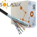 SOLARIX kabel venkovní FTP PE CAT5E 305m/balení