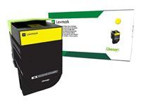 Žlutá - originální - kazeta s barvivem LCCP, LRP - pro Lexmark CS317dn, CS417dn, CS517de, CX317dn, CX417de