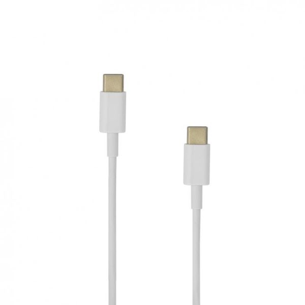 SBOX Kabel USB Type C/Type C 1m, bílá