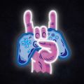MANTA GAMEPAD, LED Neon plexi dekorace