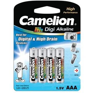 CAMELION Baterie alkalické DIGI AAA 4ks LR03