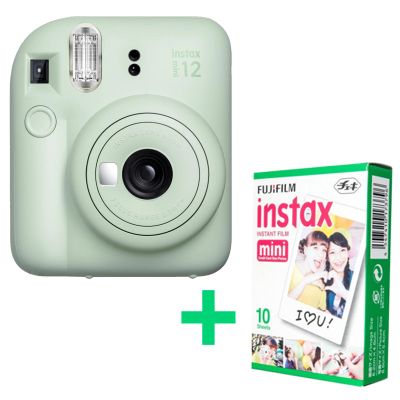 FujiFilm Instax Mini 12, Mint Green + 10 fotek