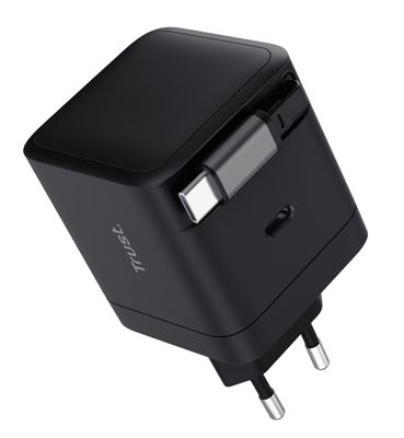 Trust maxo 65W rtrct usb-c pd charger