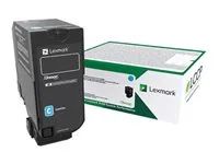 Azurová - originální - kazeta s barvivem LRP - pro Lexmark CS827de, CX827de