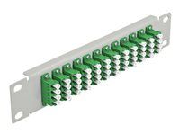 10  Fiber Optic Patch Panel 12 Port LC Q
