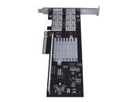 Startech Dual Port 40G QSFP+ Network Card, Intel XL710 Open QSFP+ Converged Adapter, PCIe 40 Gigabit Ethernet Server NIC, 40GbE Fiber Optic LAN Card, Dell PowerEdge HPE ProLiant, 40Gb - Network Interface Card - Sítový adaptér - PCIe - 40 Gigabit QSFP+ x 2
