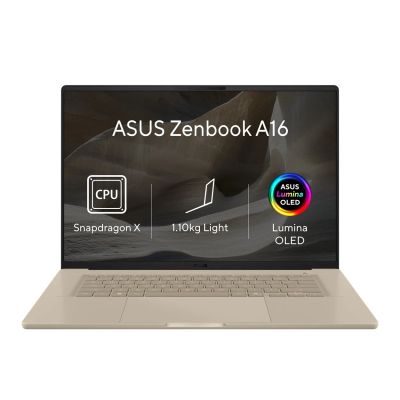 ASUS Zenbook A16/UX3607QA-OLED104WZ/SD-X1-26-100/16"/WUXGA/16GB/512GB/Adreno/W11H/Brown/2R