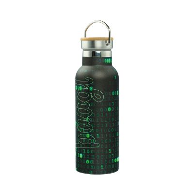 Termoláhev BAAGL Numbers 500ml s bambusovým víčkem