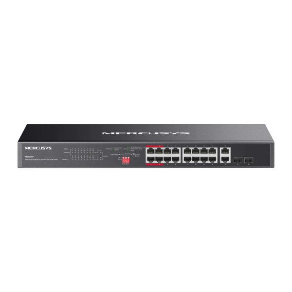 Mercusys MS120GP 20xGb desktop switch(16xPOE+)