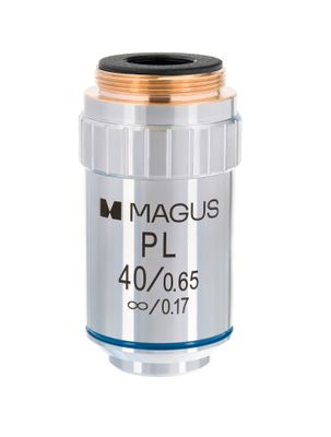 Rovinný objektiv s korekcí na nekonečno MAGUS MP40 40x/0,65 ∞/0,17