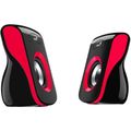 GENIUS SP-Q180, Reproduktory, USB, 6W, červené