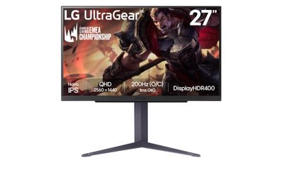LG UltraGear/27GS85Q-B/27"/IPS/QHD/180Hz/1ms/Black/2R