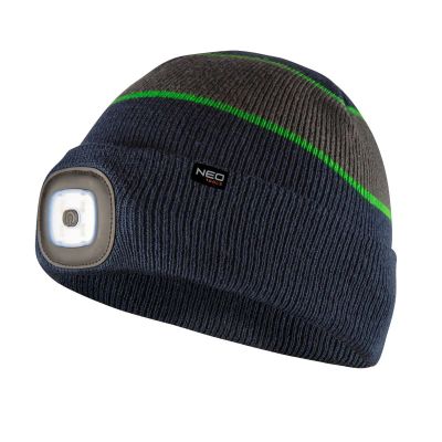 Čepice s čelovkou NEO TOOLS 81-630 nabíjecí