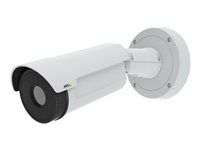 Termální síťová kamera - venkovní - odolná vůči povětrnostním vlivům - barevný - 640 x 480 - pevné ohnisko - audio - LAN 10/100 - MJPEG, H.264, MPEG-4 AVC - DC 8 - 28 V / AC 20 - 24 V / PoE