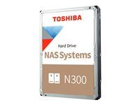 Toshiba N300 NAS - Pevný disk - 14 TB - interní - 3.5" - SATA 6Gb/s - 7200 ot/min. - vyrovnávací pamet: 512 MB