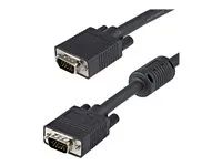 Kabel VGA - HD-15 (VGA) (M) do HD-15 (VGA) (M) - 10 m - lisovaný - černá