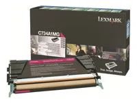 Purpurová - originální - kazeta s barvivem LCCP, LRP - pro Lexmark C734, C736, X734, X736, X738