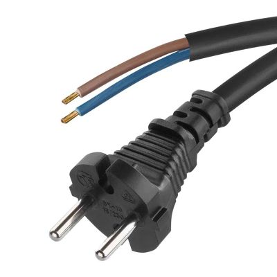 Flexo šňůra guma/neoprén 2x1,0mm2 5m černá EMOS S03050N