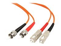 2m Multimode Fiber Patch Cable ST - SC - FIBSTSC2