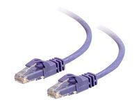 Patch kabel - RJ-45 (M) do RJ-45 (M) - 3 m - UTP - CAT 6 - lisovaný, provedení bez hrbolků, licna - purpurová