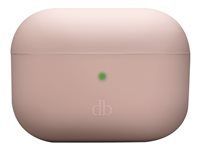 Pouzdro pro bezdrátová sluchátka - recyklovaný plast, silikon - růžová pink sand - pro Apple AirPods Pro (2. generace)