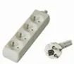 Prodlužovací přívod 230V, 5m, 4 zásuvky