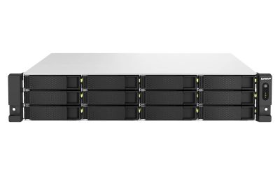 QNAP TS-h1887XU-RP-E2336-16G (Xeon 6core, ZFS, 16GB ECC RAM, 12x 3,5'' + 6x2,5'', 2x 2,5GbE, 2x10GbE)