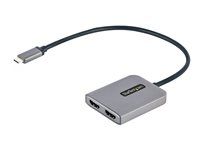 USB-C to HDMI Splitter (MST14CD122HD) - Video adaptér - USB-C s piny (male) do HDMI se zdířkami (female) - šedá