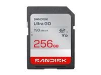 SanDisk Ultra GO - Pametová karta flash - 256 GB - Video Class V10 / UHS-I U1 - SDXC UHS-I