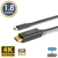 DELIGHT 20335B Kabel DisplayPort USB-C 1,8 m 4K