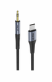 Adaptér iPEAX 90010139 USB-C / JACK 3,5 mm (pro poslech hudby) černý