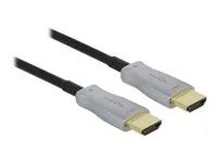 HDMI kabel - HDMI s piny (male) do HDMI s piny (male) - 15 m - optické vlákno - černá - podporuje 4K, Active Optical Cable (AOC)
