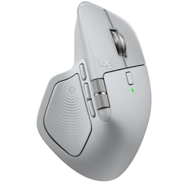 LOGITECH MX Master 4, Bezdrátová myš, světle šedá