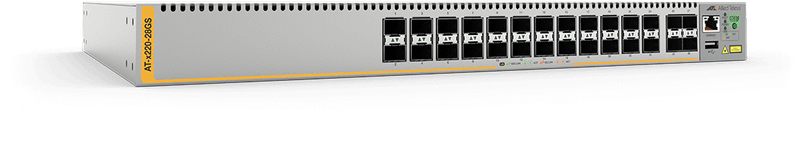 Allied Telesis AT-x220-28GS-50 28-port 100/1000X SFP L3 switch, 1 Fixed AC power supply