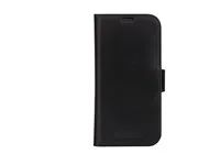 Pouzdro s klopou pro mobilní telefon - kůže full-grain - černá - pro Apple iPhone 15 Pro