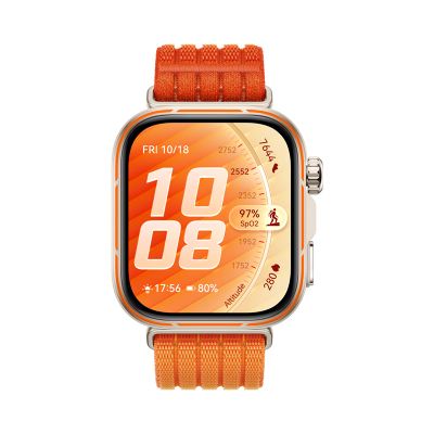 Huawei Watch Fit 5 Pro/Sport Band/Gradient Oranžová
