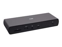 Dual Monitor Docking Station with USB, Ethernet, SD Reader, and AUX - Power Delivery up to 90W - Dokovací stanice - USB-C / USB4 / Thunderbolt 3 / Thunderbolt 4 - 4 x Thunderbolt - 1GbE - 135 Watt - kompatibilní s TAA