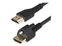 Adjustable M3.0 Screw (HDMM2MLS) - Prémiově vysoká rychlost - kabel HDMI s ethernetem - HDMI s piny (male) do HDMI s piny (male) zamykací - 2 m - černá - podpora 4K60 Hz (3840 x 2160)