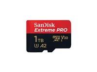Paměťová karta flash (adaptér microSDXC na SD zahrnuto) - 1 TB - A2 / Video Class V30 / UHS-I U3 / Class10 - microSDXC UHS-I