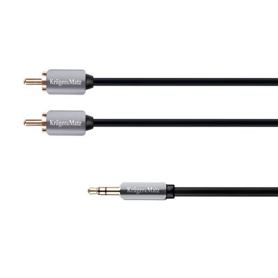 Kabel Jack 3.5mm stereo/2x Cinch 3m KRUGER & MATZ KM0311