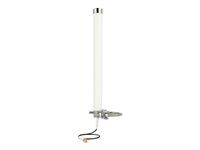 Anténa - 27 cm - Smart Home - 6 dBi - všesměrová - venkovní, montáž na sloupek, vnitřní - bílá