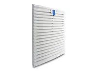 Delock - Filtr ventilátoru - s klipem, 323 x 323 x 47 mm - bílá/modrá