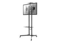 Vozík - pro plochý panel / AV zařízení - černá - velikost obrazovky: 32"-70"